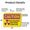 Signmission Radiation & Laser Sign, 18 in H x 24 in W, Plastic, Rectangle OS-2PACK-CR-P-1824-L-10172 - alternate 5